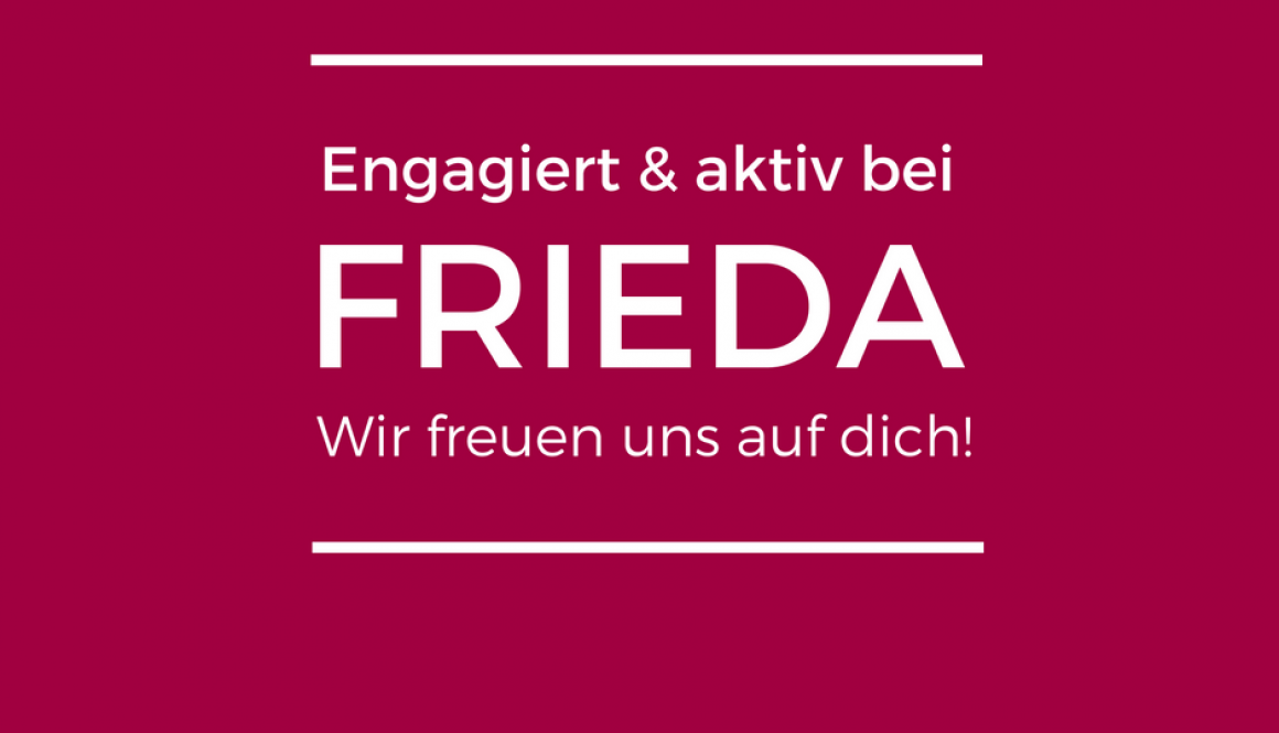Aktiv_u_engagiert_bei_FRIEDA Ⓒ FRIEDA