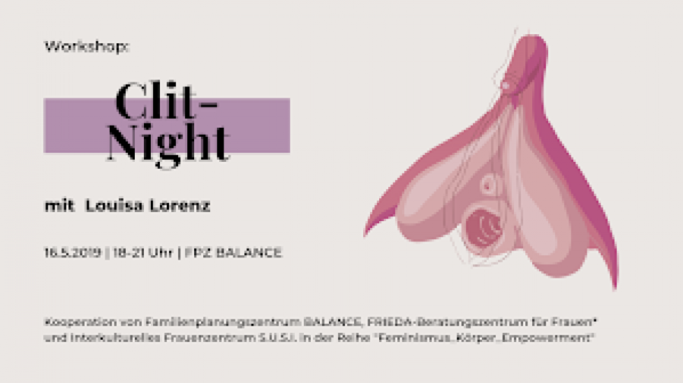 Ankündigung "Clit-Night" am 16. Mai 2019